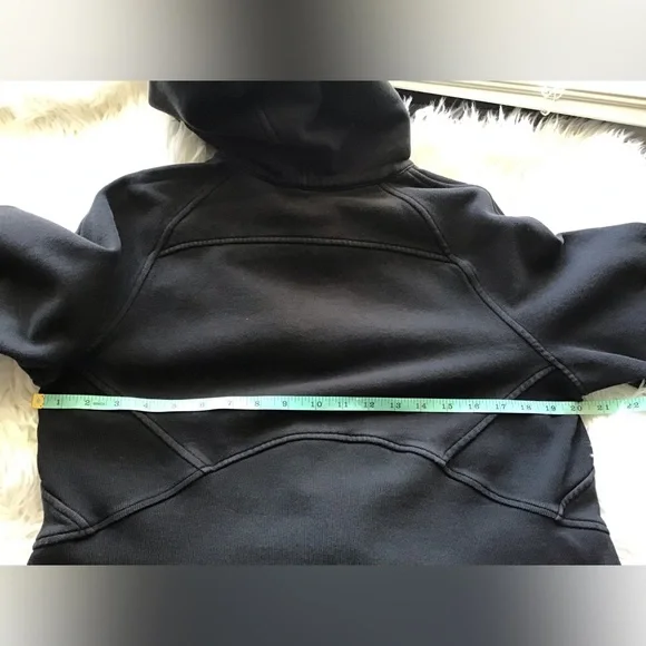 Lululemon oversized full-zip scuba black xs/s! - Picture 11 of 11